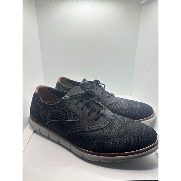 Johnston & Murphy Holden Knit Wingtip Mens Memory Foam Size 8.5 Business Casual - Picture 7 of 9